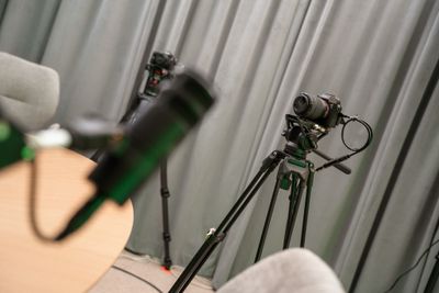 Professionele camera-opstelling